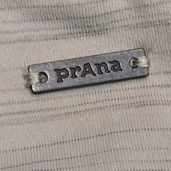 Prana Women's Gray Ridgeview Relaxed Long Sleeve Cropped Oversized Top Size XS - Picture 2 of 3